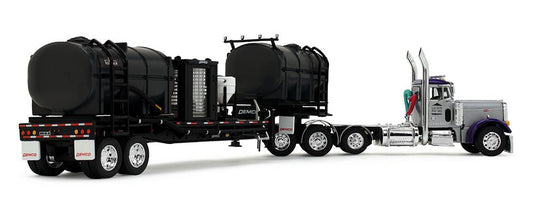 #69-2065 Larson Farms "Purple Pete" 379 Peterbilt w/ Demco Fertilizer Tender Trailer