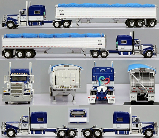 #60-2023 TriState Trucking Peterbilt w/ Grain Trailer