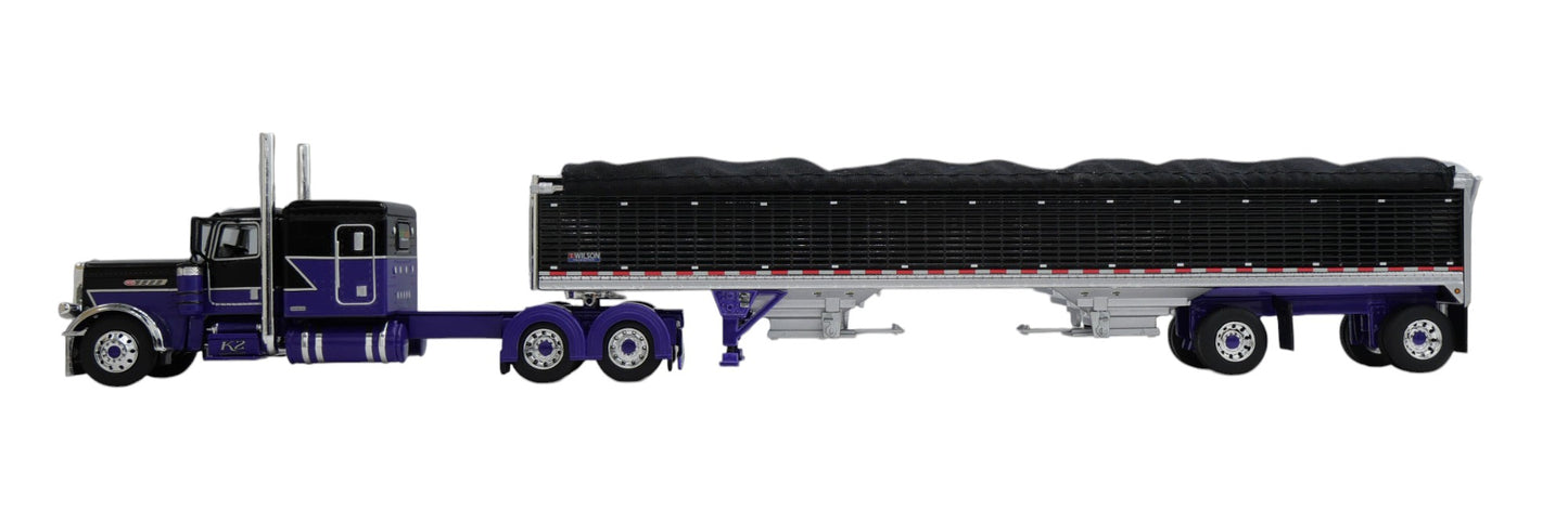 #60-2152 Bulk Load K2 Peterbilt 389 with Spread Grain Trailer