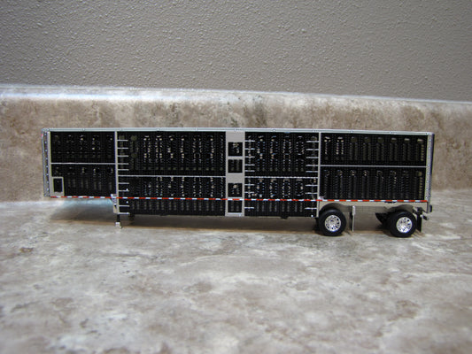 TRL 1107/1150 Black Wilson Spread Axle Livestock Trailer