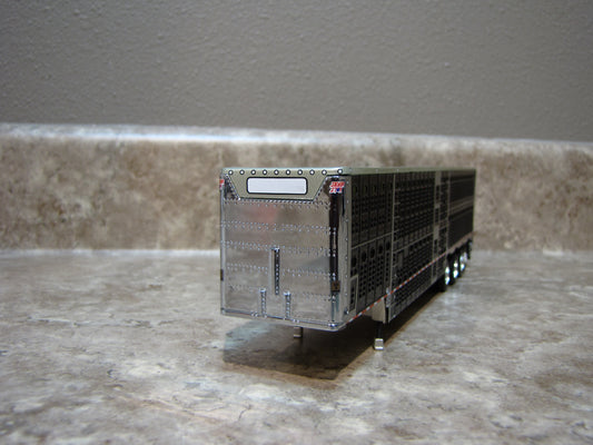 TRL 1101 Black Wilson Quad Axle Livestock Trailer