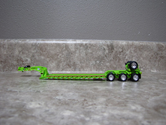 TRL 1475 Lime Green Fontaine Magnitude Lowboy Trailer w Flip Axle