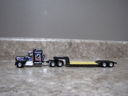 #60-1312 Kenworth W900A POW/MIA with Aerodyne sleeper with Rogers lowboy